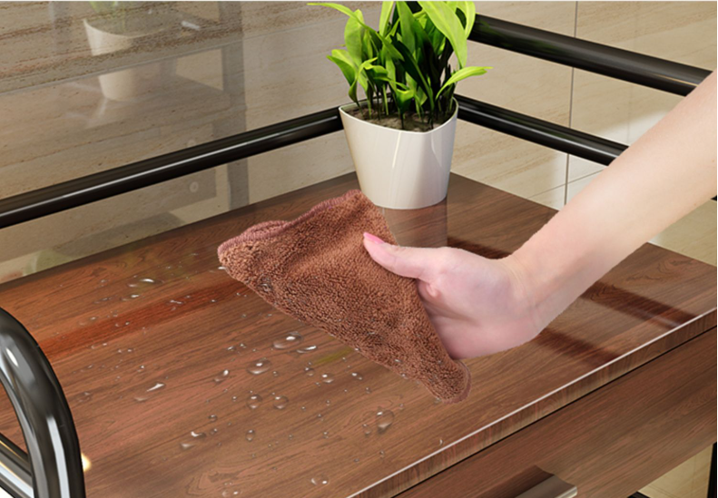 Floor standing cosmetic organizer, multifunctional storage cabinet with drawers on wheels.