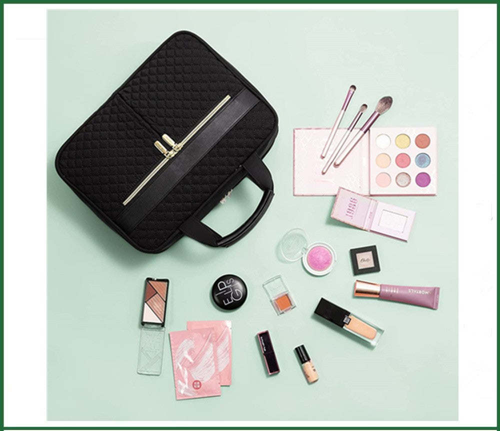 Toiletry Bag For Women, Travel Makeup Bag With Hanging Hook, Traveling Essentials Cosmetic Bag Travel Organizer For Accessories, Shampoo, Full Sized Container, Toiletries