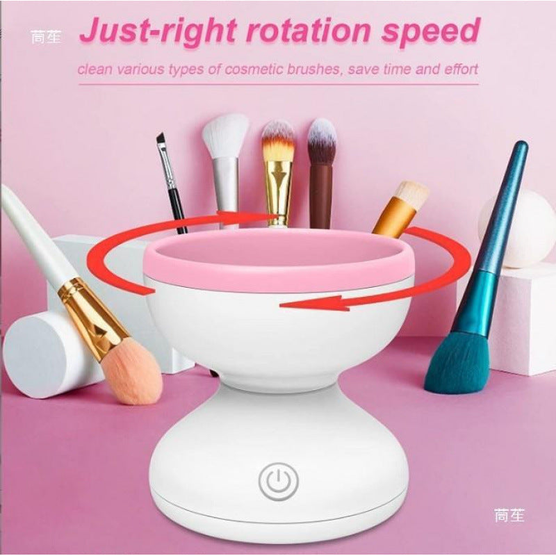 Electric Makeup Brush Cleaner, Automatic Cosmetic Brush Cleaning Device, Quick-Drying, USB Charged, Suitable for Liquid, Cream & Gel Cosmetics, Electric Makeup Brush Dryer, ≤36V Operating Voltage, No Battery Required