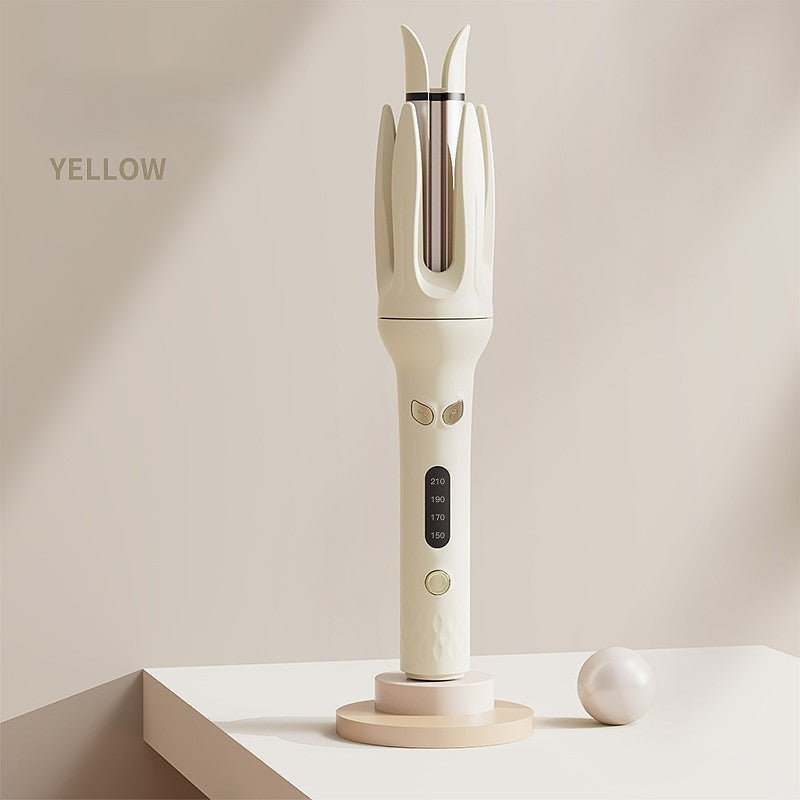 Automatic Hair Curler 28mm, 4 Temperature Settings, Rotating Curling Iron for Long Hair, Anti-Scald, 59.06-98.43inch Cord, 110V/220V, US Plug, with No Battery Required for Wet/Dry Use