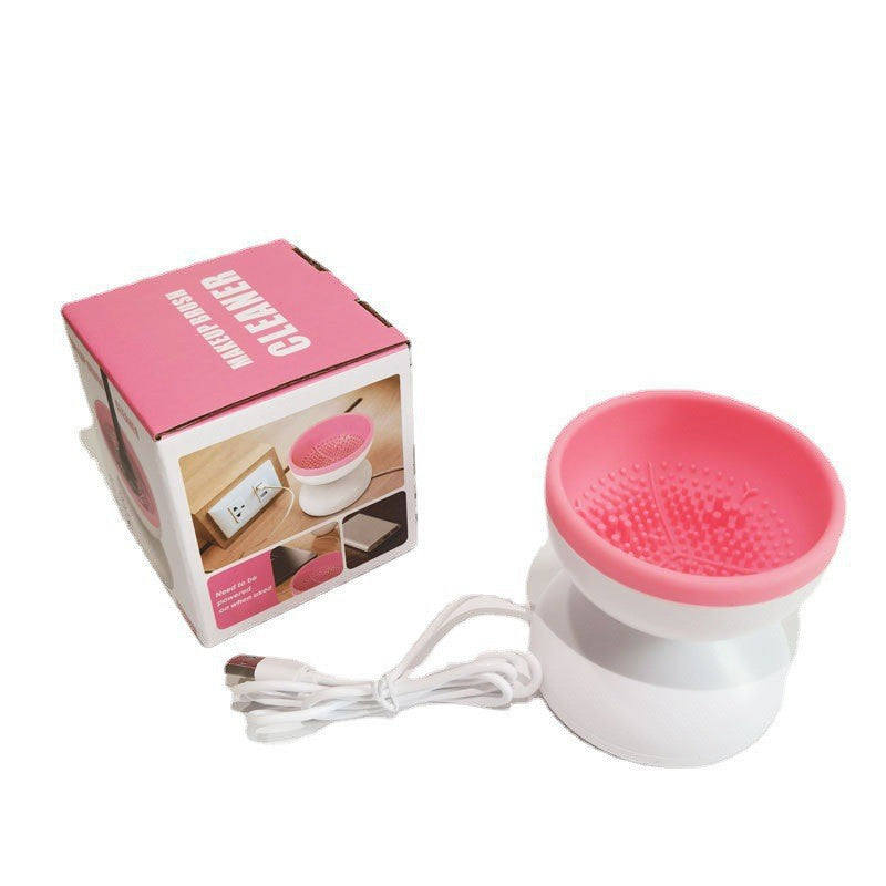 Electric Makeup Brush Cleaner, Automatic Cosmetic Brush Cleaning Device, Quick-Drying, USB Charged, Suitable for Liquid, Cream & Gel Cosmetics, Electric Makeup Brush Dryer, ≤36V Operating Voltage, No Battery Required