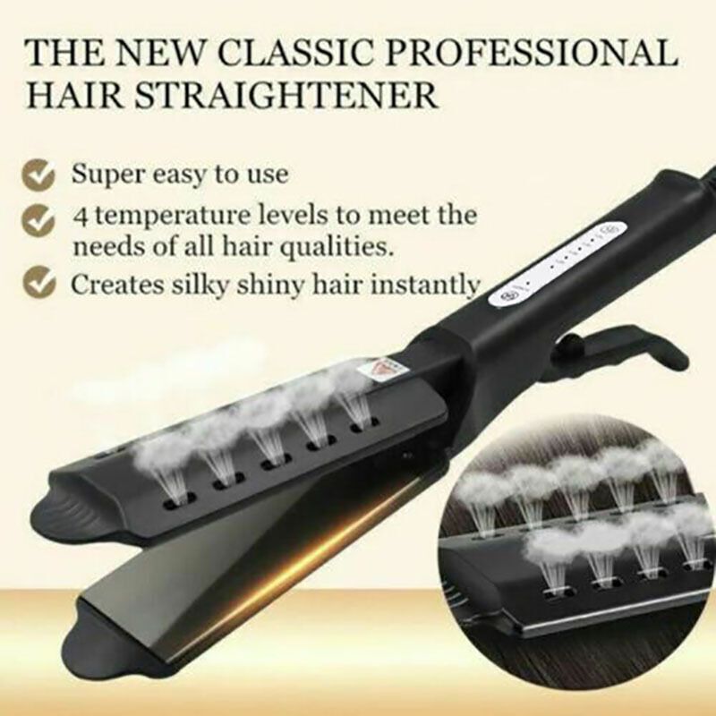 Professional Hair Straightener, 4-speed Temperature Adjustment, Flat Iron Straightener Curler Dual Purpose, Gifts For Women, Mother's Day Gift