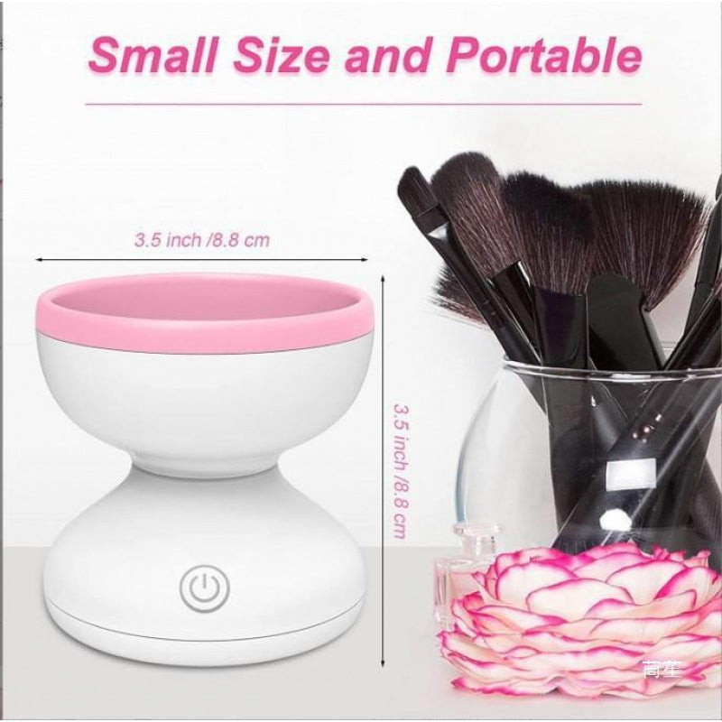 Electric Makeup Brush Cleaner, Automatic Cosmetic Brush Cleaning Device, Quick-Drying, USB Charged, Suitable for Liquid, Cream & Gel Cosmetics, Electric Makeup Brush Dryer, ≤36V Operating Voltage, No Battery Required