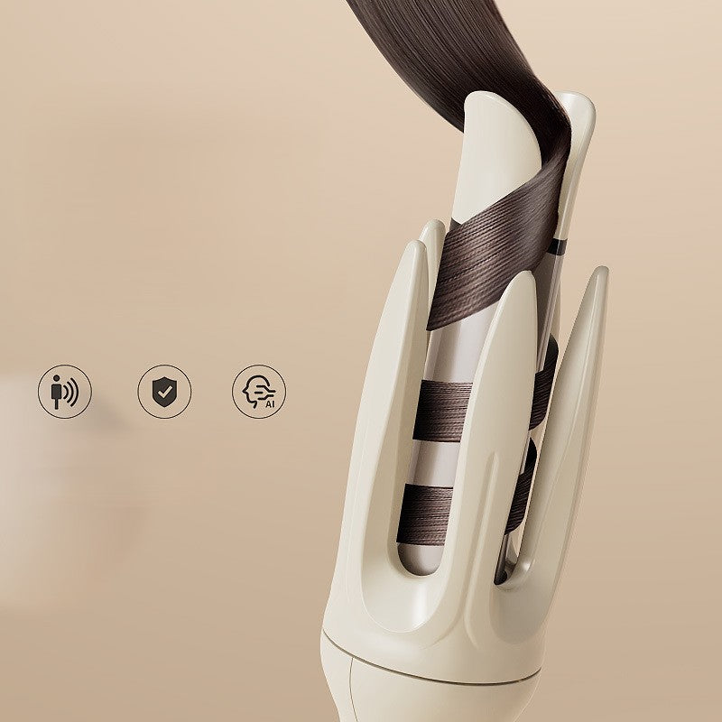 Automatic Hair Curler 28mm, 4 Temperature Settings, Rotating Curling Iron for Long Hair, Anti-Scald, 59.06-98.43inch Cord, 110V/220V, US Plug, with No Battery Required for Wet/Dry Use