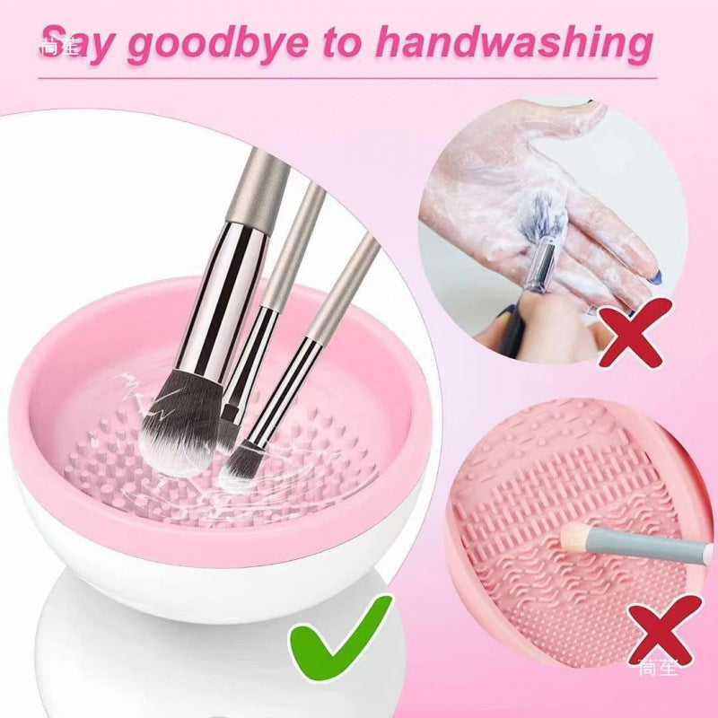 Electric Makeup Brush Cleaner, Automatic Cosmetic Brush Cleaning Device, Quick-Drying, USB Charged, Suitable for Liquid, Cream & Gel Cosmetics, Electric Makeup Brush Dryer, ≤36V Operating Voltage, No Battery Required