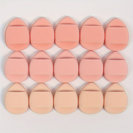 Watermelon Finger Puff 15-30-60pcs. Finger-shaped Air Cushion. Includes Air Cushion Powder Puff, Latex-free Mixed Sponge and Makeup Puff, for Liquid Foundation, Foundation, Concealer. Suitable for All Skin Types