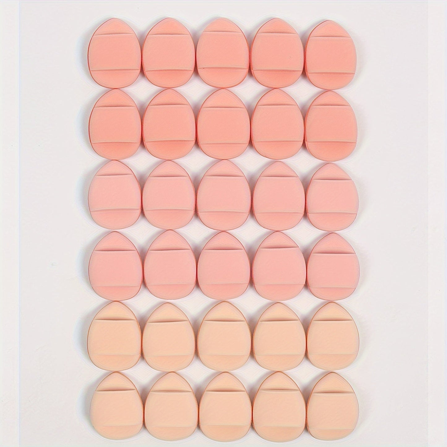 Watermelon Finger Puff 15-30-60pcs. Finger-shaped Air Cushion. Includes Air Cushion Powder Puff, Latex-free Mixed Sponge and Makeup Puff, for Liquid Foundation, Foundation, Concealer. Suitable for All Skin Types