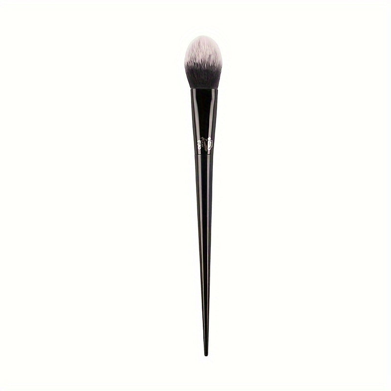 Elegant Lady Makeup Brush with Soft Fibre Bristles and Black Handle, Hypoallergenic, Suitable for Normal Skin - 7.83in x 1.3in x 0.91in, Foundation Brush